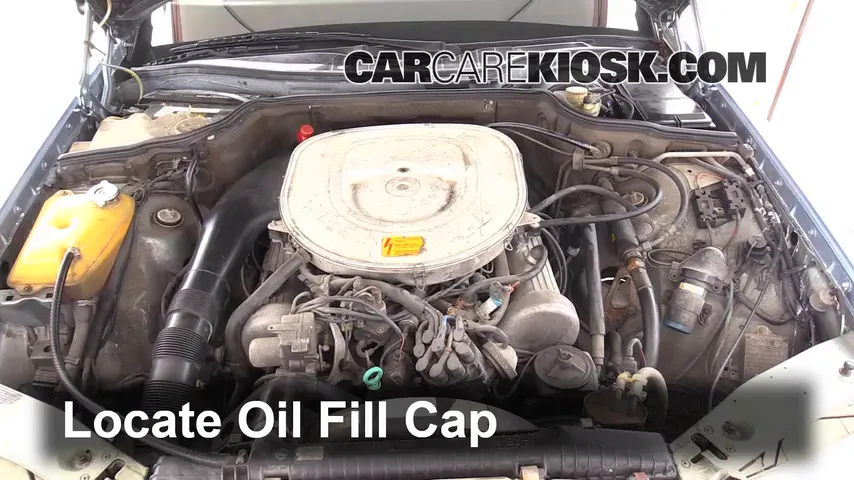 1981 Mercedes-Benz 380SEL 3.8L V8 Sedan (4 Door) Oil
